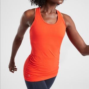 Orange Athleta Speedlight Tank